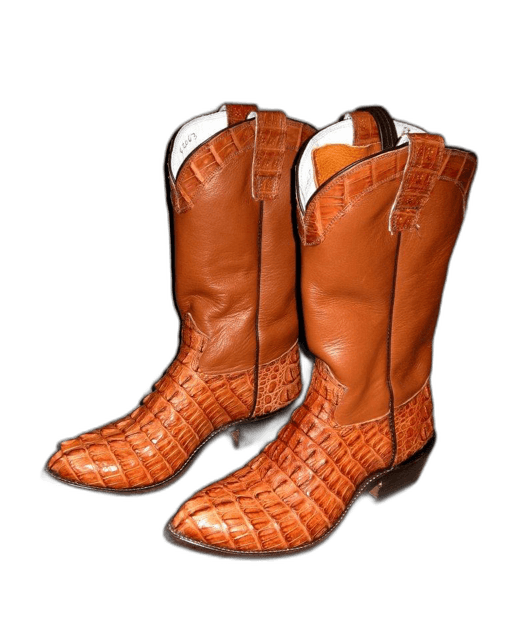 Caiman Feet with Horsehide Tops, Cuff, and Pulls